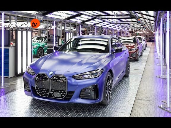 BMW i4 -tuotantolinja - BMW-tehdas Münchenissä