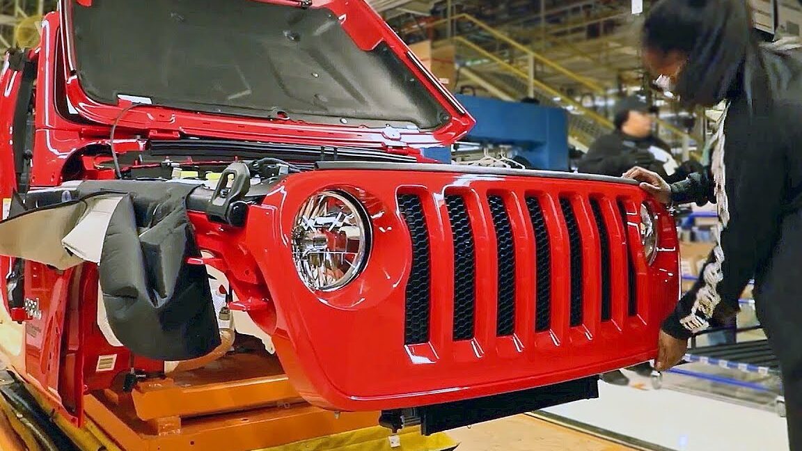 Jeep Wrangler JL (2019-2021) tuotantolinja – American Car Factory