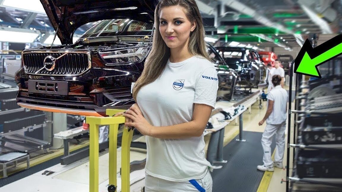 Volvon valmistusprosessi: XC40➕CX60➕XC90➕S60 Tuotantolinja [Car FACTORY] + Törmäystesti