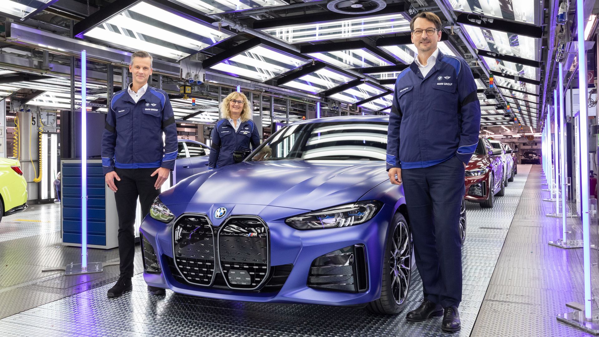 BMW i4 gyártósor – Müncheni BMW üzem