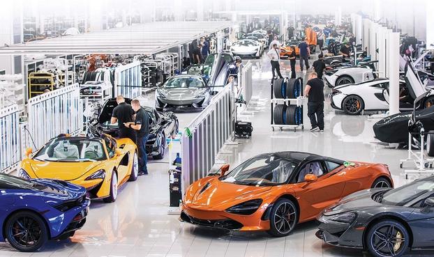 McLaren gyártósor – angol autógyár