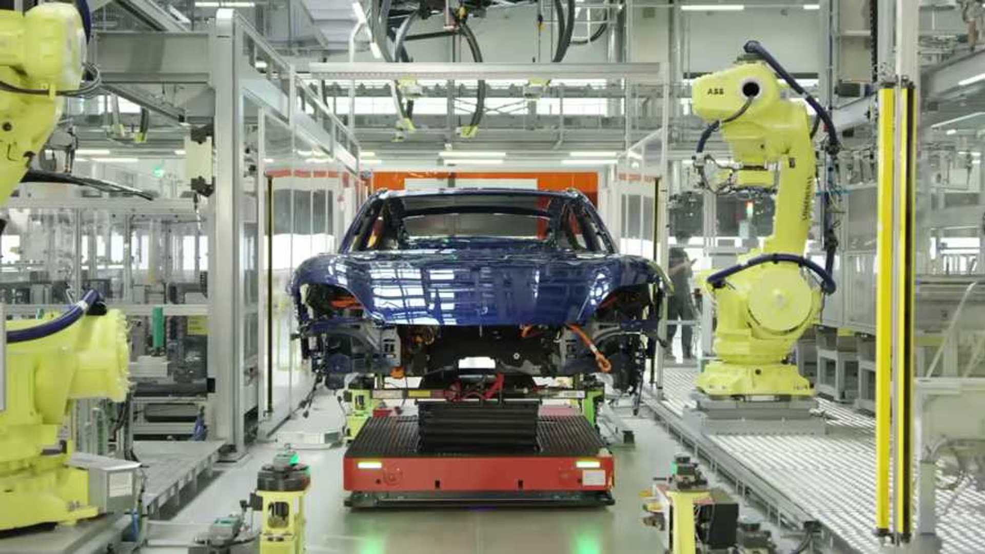 Porsche Taycan PRODUCTION Line |  Német Sportautó gyár