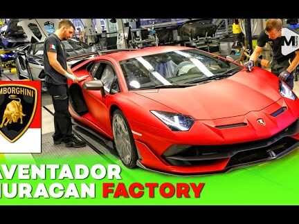 Lamborghini gyár - Aventador és Huracan összeszerelő sor - Gyártási folyamat |  Mega gyárak