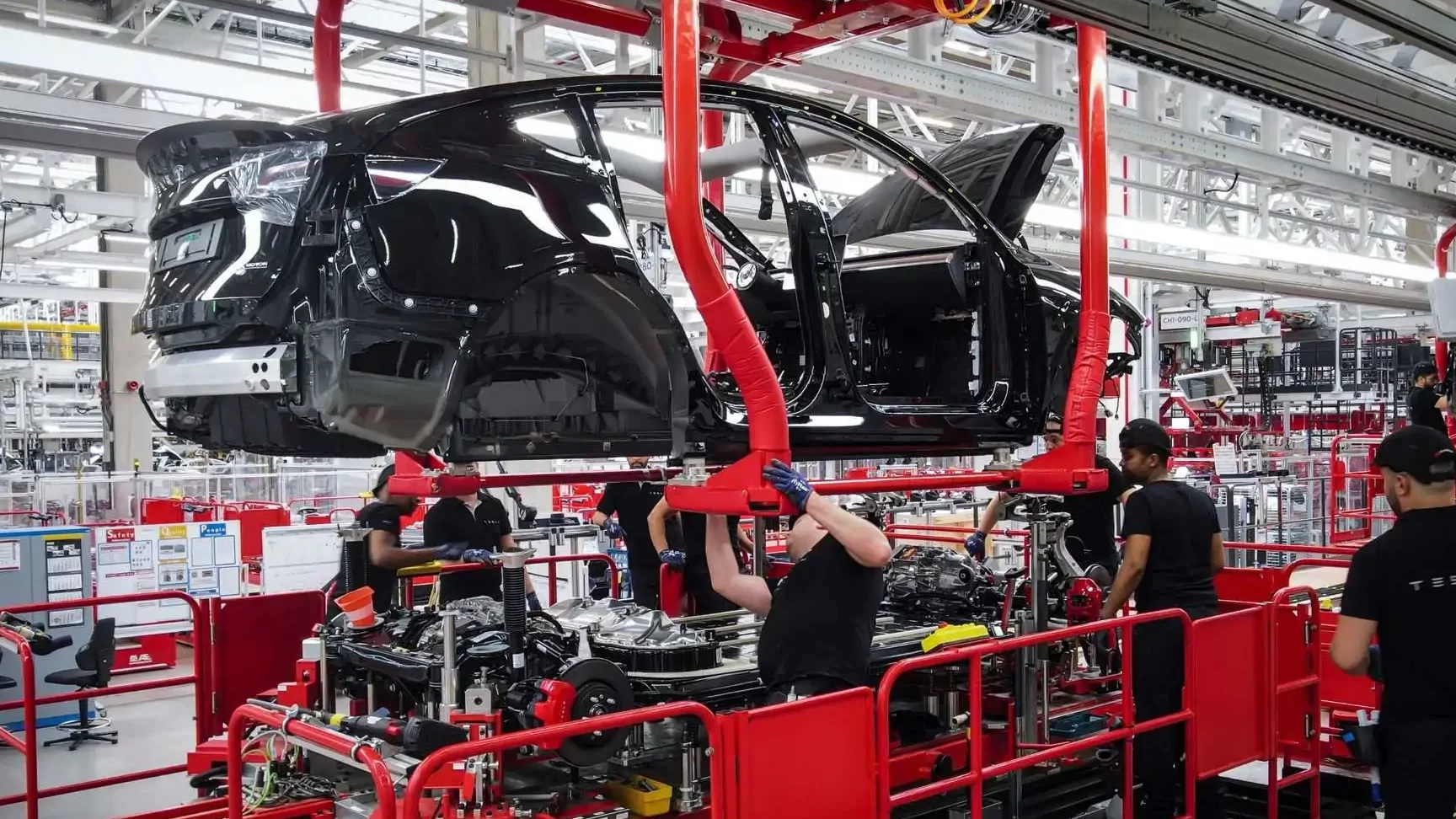Lini produksi TESLA 🚘 2022: Model 3 + Perakitan Model S Manufaktur [Car GIGA FACTORY]