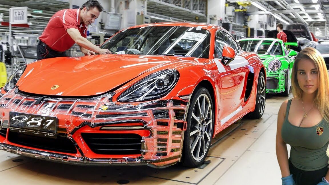 Pabrik PORSCHE Produksi 2023 [Assembly]: Pembuatan Porsche 911, 992, Cayenne, Taycan, 996.997