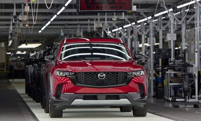 2023 Mazda CX-50 PRODUCTION Line di Amerika Syarikat
