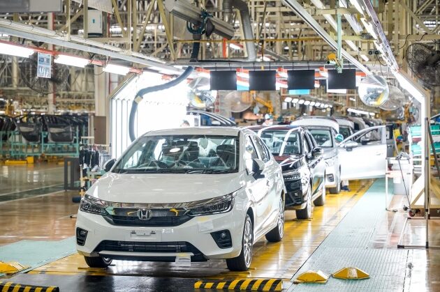 Lawatan kilang Honda - Pengeluaran di Jepun
