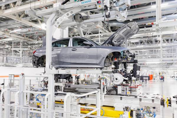 BMW-autoproductielijn / Duitse autofabriek