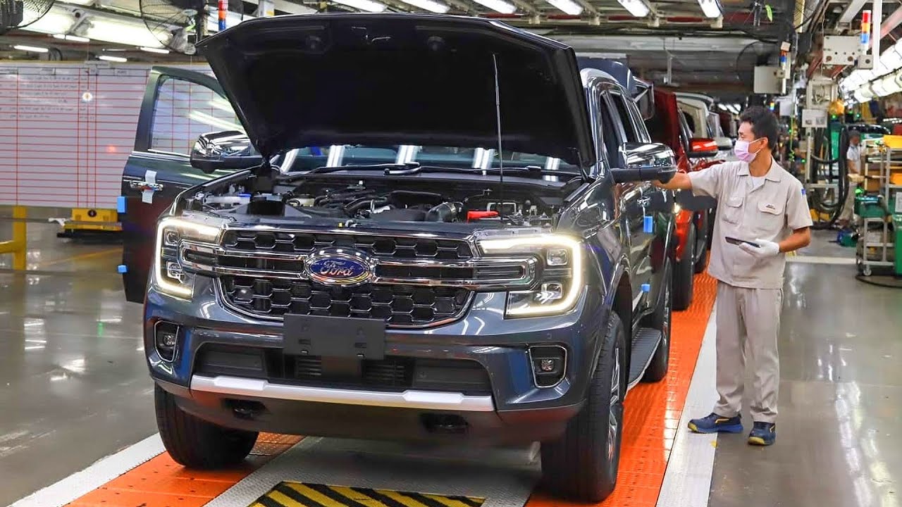 Ford Ranger & Everest (2023) PRODUCTIElijn in Thailand