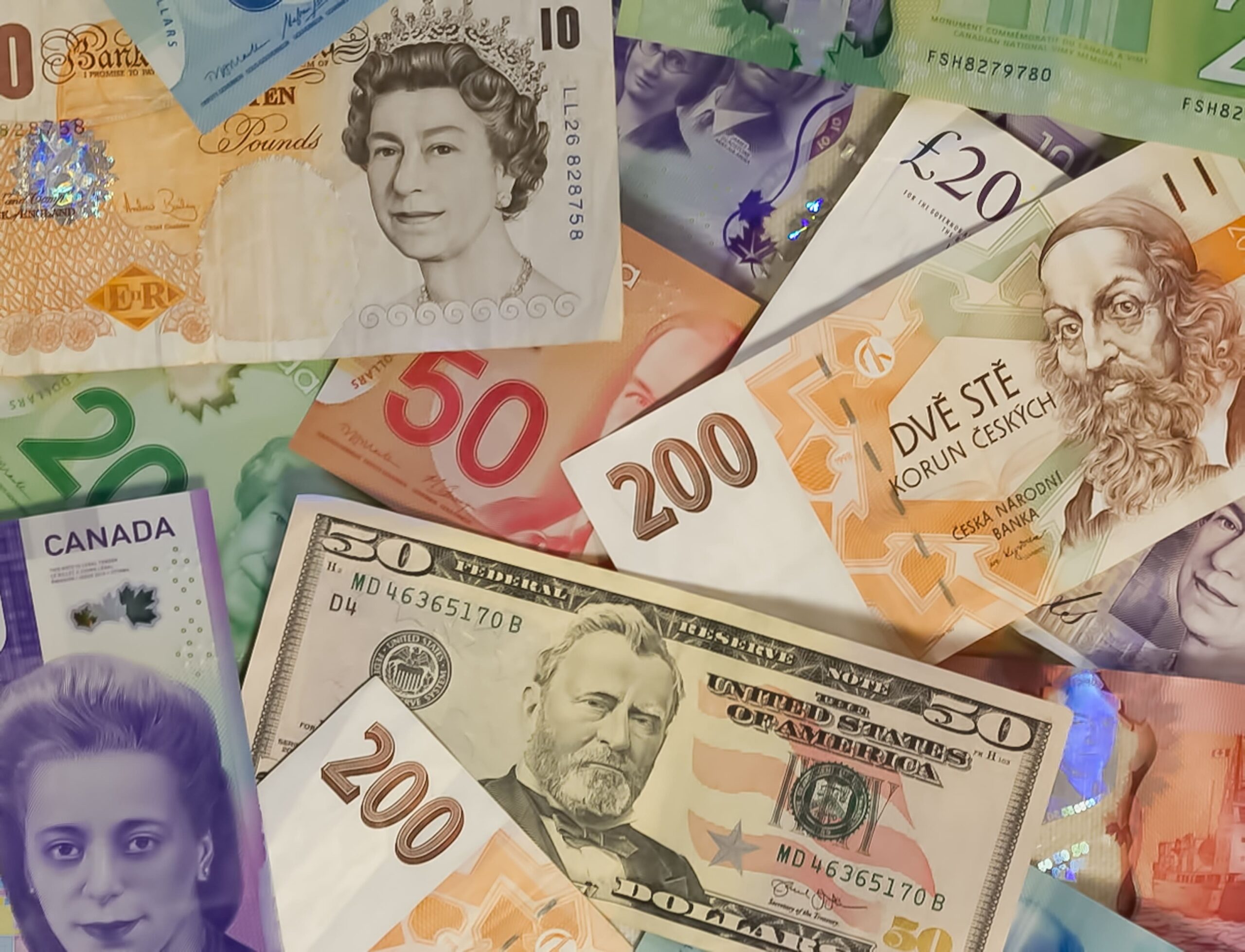 Het begin van het wisselen van valuta in Canada -