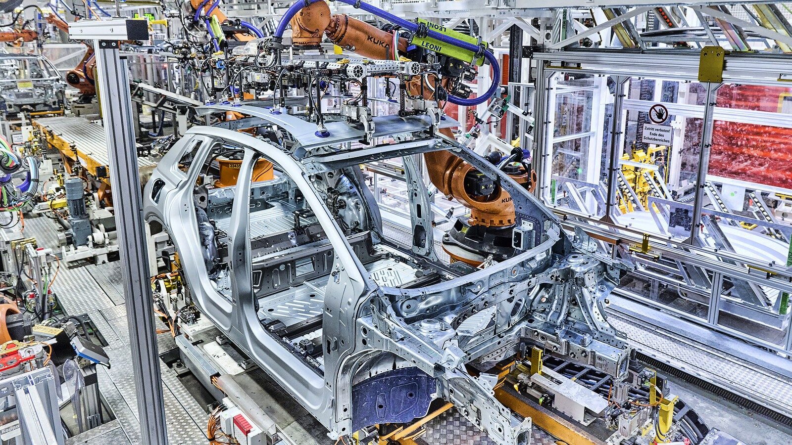 Inside Multi miljard $ Audi-fabriek produceert de nieuwste E-tron GT - productielijn